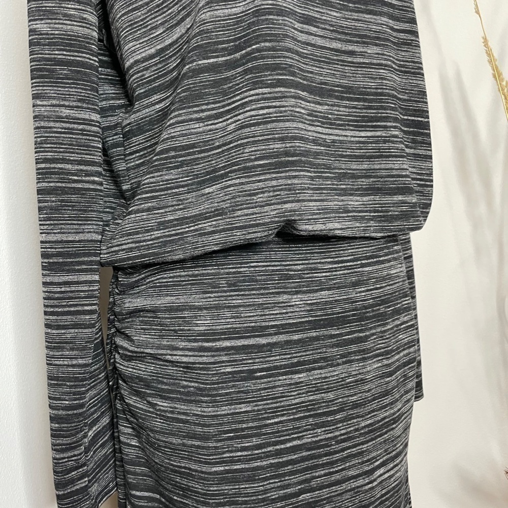 NWT Athleta Avenue Dress Black and Gray - Picture 3 of 8